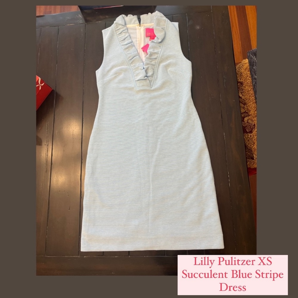 Lilly Pulitzer Succulent Blue Dress